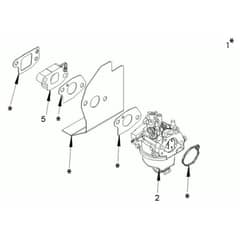 MAX 53 TK ALUMINIUM PRO (K805) EURO 5 - Oleo-Mac Rotary Mower Carburettor Diagram