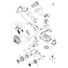 MAX 53 VBD ALLROAD ALUMINIUM EURO 5 - Oleo-Mac Rotary Mower illustrated parts list Diagram