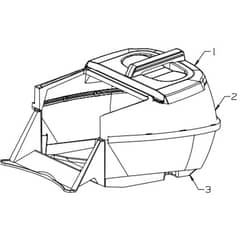 Masport Maxicatch - 983962 - Sept 2002 1348161 - Catcher Assembly Complete, Plastic