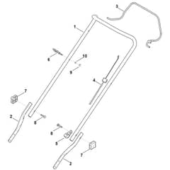 Viking MB248.0 - Handle - Parts Diagram