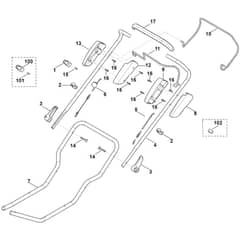 Viking MB3.1 RT - Handle - Parts Diagram