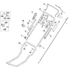 Viking MB3 RC - Handle - Parts Diagram