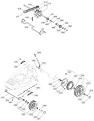 MB432 SB - 2005 - 12-1686-89 - Mountfield Rotary Mower Wheels Diagram