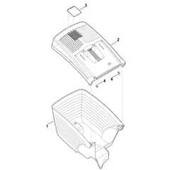 Viking MB448.0 T - Grass Catcher Bag - Parts Diagram