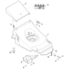 Viking MB448.0 TX - Housing - Parts Diagram