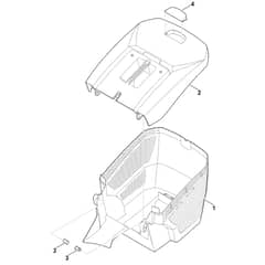 Viking MB448.1 T - Grass Catcher Bag - Parts Diagram