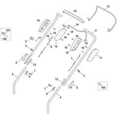 Viking MB448.1 T - Handle - Parts Diagram