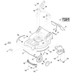 Viking MB448.1 TC - Housing - Front Axle - Parts Diagram