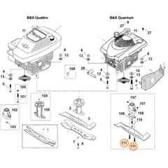 Viking MB450 X - Engine - Blade - Parts Diagram