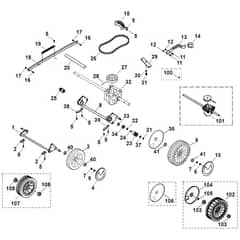 Viking MB455 BC - Chassis - Parts Diagram