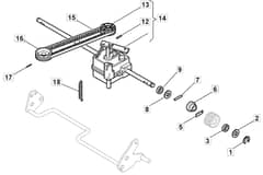 MB482 SB - 2005-2007 - 12-5686-92 - Mountfield Rotary Mower Transmission Diagram