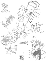 MB482 SBVE - 2005 - 12-5698-92 - Mountfield Rotary Mower Main Assembly Diagram