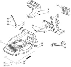 MB482 SH - 2005-2007 - 12-5604-92 - Mountfield Rotary Mower Deck Diagram