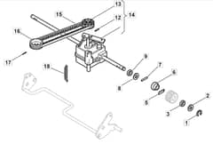 MB482 SH - 2005-2007 - 12-5604-92 - Mountfield Rotary Mower Transmission Diagram
