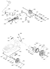 MB482 SHV - 2005 - 12-5704-92 - Mountfield Rotary Mower Wheels Diagram