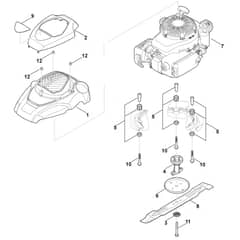 Viking MB4.1 RTP - Engine - Blade - Parts Diagram