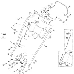 Viking MB4.1 RTP - Handle - Parts Diagram
