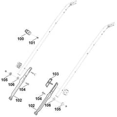 Viking MB545.0 - Handle Lower Part 2 - Parts Diagram