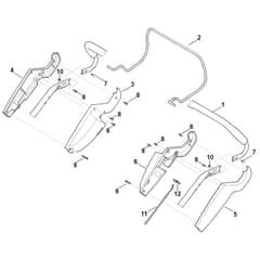 Viking MB545.0 - Handle Upper Part - Parts Diagram