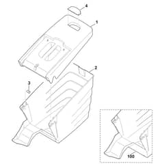 Viking MB545.0T - Grass Catcher Bag - Parts Diagram