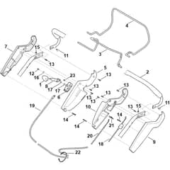 Viking MB545.0V - Handle Upper Part - Parts Diagram