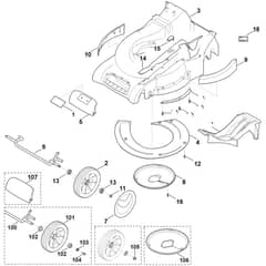Viking MB545.0V - Housing - Front Axle - Parts Diagram