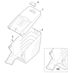 Viking MB545.0VE - Grass Catcher Bag - Parts Diagram