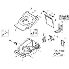 Viking MB555 - Housing - Parts Diagram