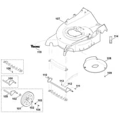 Viking MB650.0 VE - Housing - Front Axle 2 - Parts Diagram