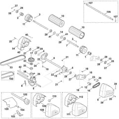 Viking MB650.0 VR - Shaft, Drive - Parts Diagram