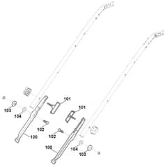 Viking MB650.0 VS - Handle Lower Part 2 - Parts Diagram