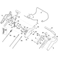 Viking MB650.0 VS - Handle Upper Part - Parts Diagram