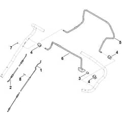 Viking MB650.3 T - Handle Upper Part - Parts Diagram