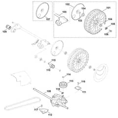 Viking MB655.0 G - Shaft Drive 2 - Parts Diagram