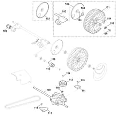 Viking MB655.0 KS - Shaft Drive 2 - Parts Diagram