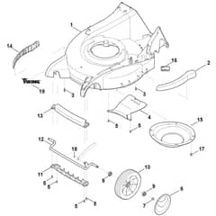 Viking MB655.1 G - Housing - Front Axle - Parts Diagram