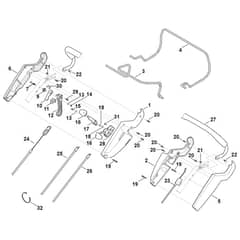 Viking MB655.2 RS - Handle Upper Part - Parts Diagram