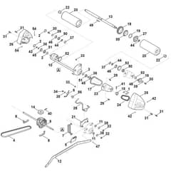 Viking MB655.3 RS - Shaft, Gear Box - Parts Diagram