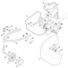 Viking MB6.1 RH - Housing, Wheel Front - Parts Diagram
