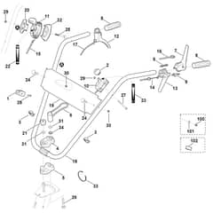 Viking MB6.1 RV - Handle - Parts Diagram