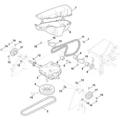 Viking MB6.2 RH - Drive - Parts Diagram