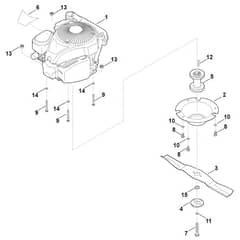 Viking MB6.2 RH - Engine - Blade - Parts Diagram