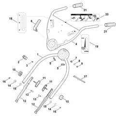 Viking MB750.0 GK - Handle Lower Part - Parts Diagram