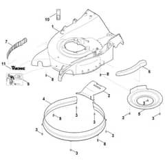 Viking MB750.0 GK - Housing - Parts Diagram