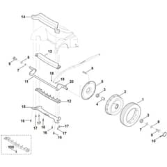 Viking MB750.1 GK - Front Axle - Parts Diagram