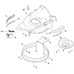 Viking MB750.1 GK - Housing - Parts Diagram
