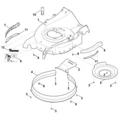 Viking MB750.1 KS - Housing - Parts Diagram