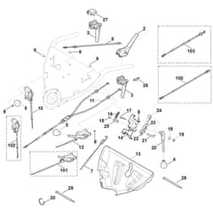 Viking MB755.0 KS - Handle Upper Part - Parts Diagram