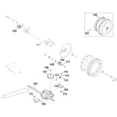 Viking MB755.0 KS - Shaft Drive 2 - Parts Diagram