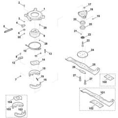 Viking MB755.1 KS - Blade, Blade Clutch - Parts Diagram